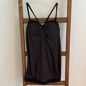 Vintage lululemon Black and Gray Strappy Top, long